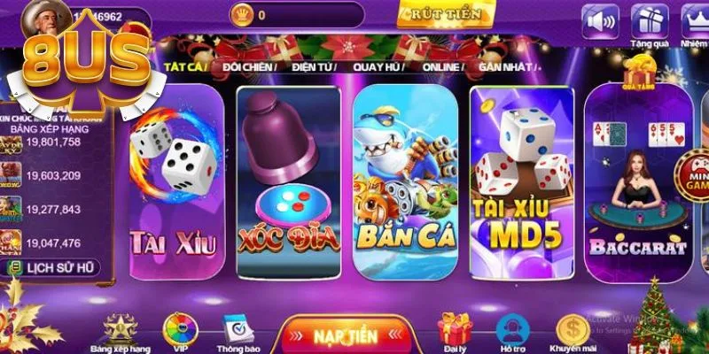 Có ưu điểm chứng minh cho sự uy tín của cổng game 8US Có ưu điểm chứng minh cho sự uy tín của cổng game 8US