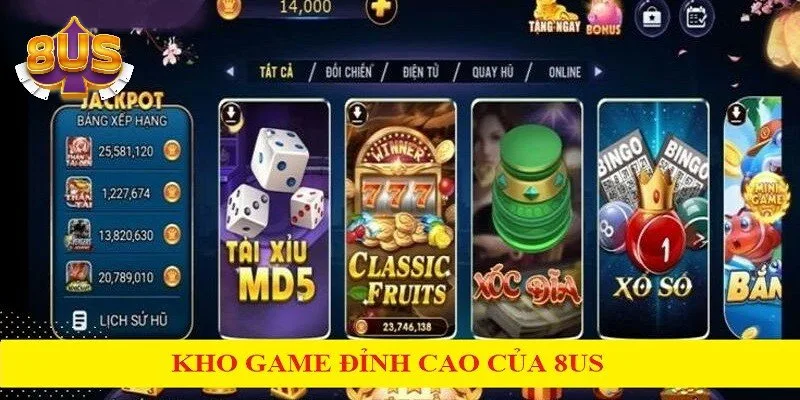 Sảnh trò chơi cá cược 8US đỉnh cao Sảnh trò chơi cá cược 8US đỉnh cao